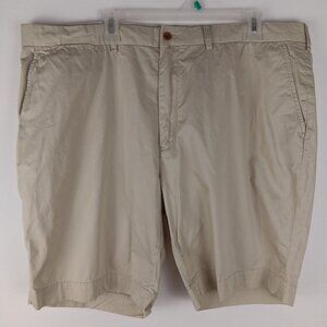 Polo Ralph Lauren Shorts Mens 42 Khaki Classic Fit Chino Flat Front